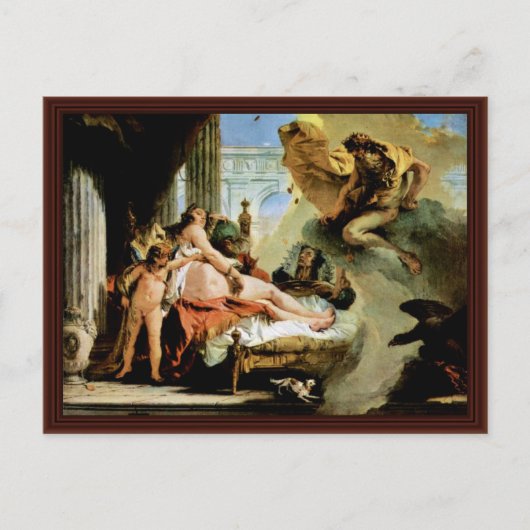 Danae en Zeus door Tiepolo Giovanni Battista Briefkaart (Voorkant)