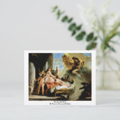 Danae en Zeus door Tiepolo Giovanni Battista Briefkaart (Staand voorkant)