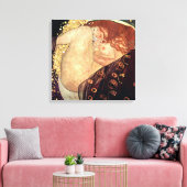 Danae | Gustav Klimt | Canvas Afdruk (Insitu (Woonkamer))