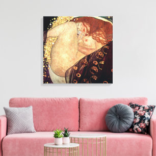 Danae   Gustav Klimt   Canvas Afdruk