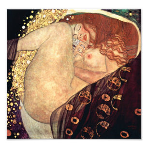 Danae   Gustav Klimt   Foto Afdruk