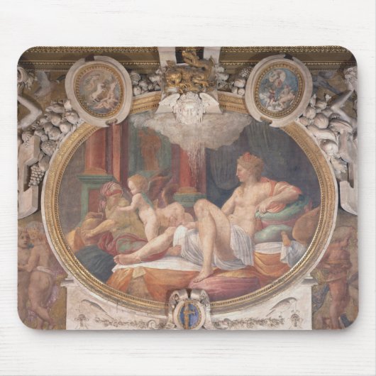 Danae Ontvangt de Shower of Gold Muismat (Voorkant)