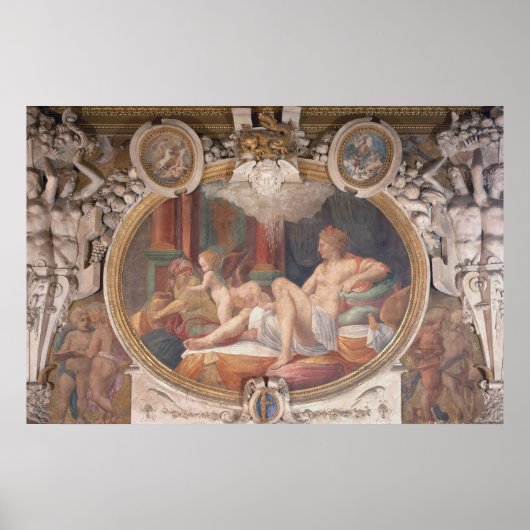 Danae Ontvangt de Shower of Gold Poster (Voorkant)