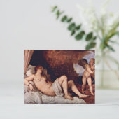 Danae. van Tizian (beste kwaliteit) Briefkaart (Staand voorkant)