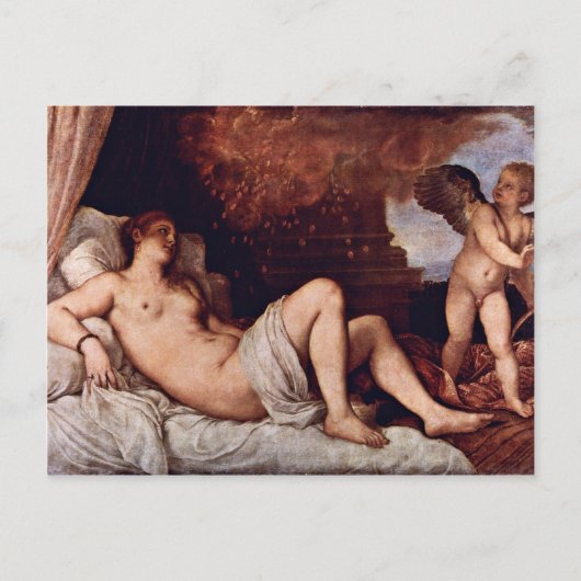 Danae. van Tizian (beste kwaliteit) Briefkaart (Voorkant)
