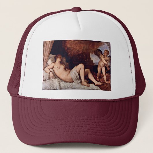 Danae. van Tizian (beste kwaliteit) Trucker Pet (Voorkant)
