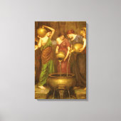 Danaides door John William Waterhouse Canvas Afdruk (Voorkant)