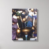 Danaides door John William Waterhouse Canvas Afdruk (Voorkant)