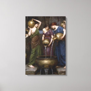 Danaides door John William Waterhouse Canvas Afdruk