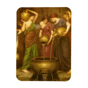 Danaides door John William Waterhouse Magneet