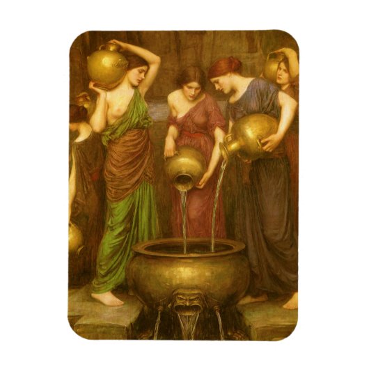 Danaides door John William Waterhouse Magneet (Verticaal)