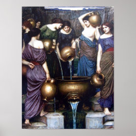 Danaides door John William Waterhouse Poster