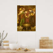Danaides door John William Waterhouse Poster (Keuken)