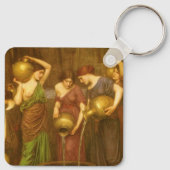 Danaides door John William Waterhouse Sleutelhanger (Achterkant)