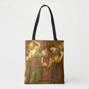 Danaides door John William Waterhouse Tote Bag