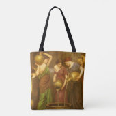 Danaides door John William Waterhouse Tote Bag (Achterkant)