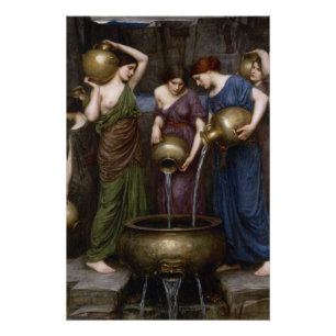 Danaides Waterhouse  Art Perfect Poster