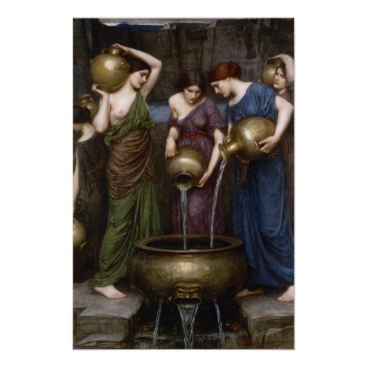 Danaides Waterhouse  Art Perfect Poster (Voorkant)