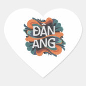 Danang Hart Sticker (Voorkant)