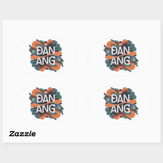 Danang Ovale Sticker (Vel)