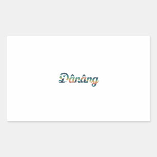 Danang Rechthoekige Sticker
