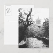 Danang Vietnam, Tempel uitzicht Marble Mountain Briefkaart (Voorkant / Achterkant)