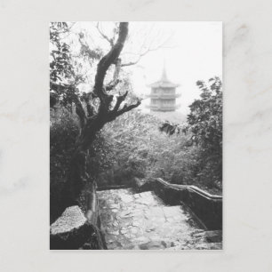Danang Vietnam, Tempel uitzicht Marble Mountain Briefkaart