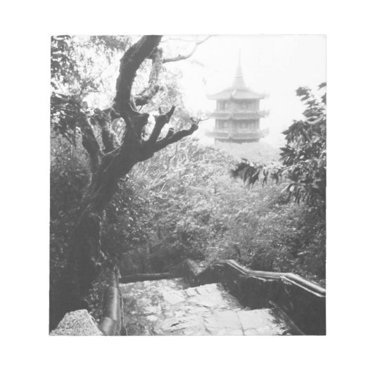 Danang Vietnam, Tempel uitzicht Marmerberg Notitieblok (Voorkant)