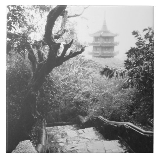 Danang Vietnam, Tempel uitzicht Marmerberg Tegeltje (Voorkant)