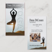 Dana's Vinyasa & Power Yoga Instructor Visitekaartje (Voorkant / Achterkant)