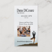 Dana's Vinyasa & Power Yoga Instructor Visitekaartje (Achterkant)