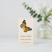 Danaus chrysippus - Plain Tiger of African Queen Visitekaartje (Staand voorkant)