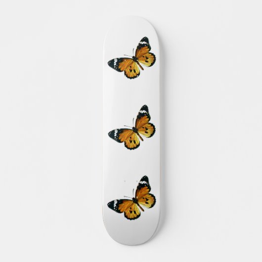 Danaus chrysippus - The Plain Tiger, African Queen Persoonlijk Skateboard (Voorkant)
