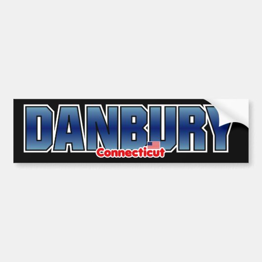 Danbury Bumper Bumpersticker (Voorkant)