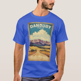 Danbury Connecticut USA Vintage Travel Tourism Ove T-shirt