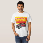 Danbury Fair Racearena Auto Races Bill 1SidedwVega T-shirt (Voorkant volledig)