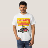 Danbury Fair Racearena Auto Races Bill 1SidewCoup T-shirt (Voorkant volledig)