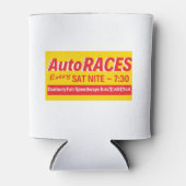 Danbury Fair Racearena Auto Races Bill & Car Logo Blikjeskoeler (Voorkant)