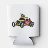 Danbury Fair Racearena Auto Races Bill & Car Logo Blikjeskoeler (Achterkant)