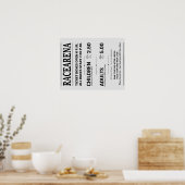 Danbury Fair Racearena Ticket Sign Reproduction 5 Poster (Keuken)