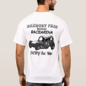 Danbury Fair Speedways Racearena 2-zijdig T-shirt (Achterkant)