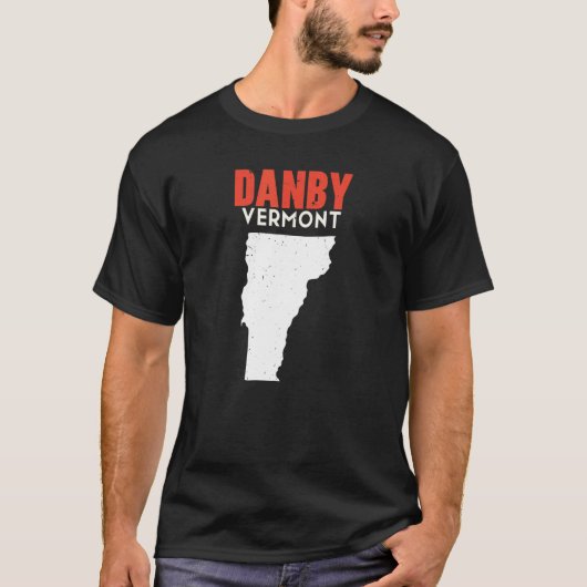 Danby Vermont USA State Traffic Vermonter T-shirt (Voorkant)