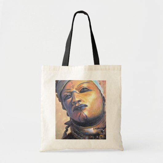 Dançarino africano - by LEOMARIANO artist Tote Bag (Voorkant)