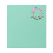 Danccing Flamingos Notitieblok (Voorkant)