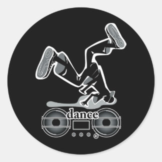 DANCE2 RONDE STICKER