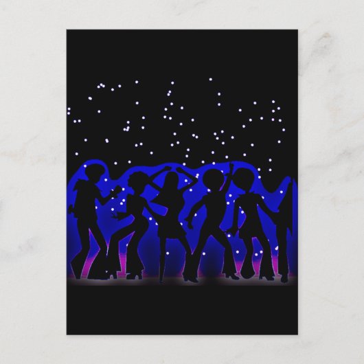 Dance2Disco Briefkaart (Voorkant)