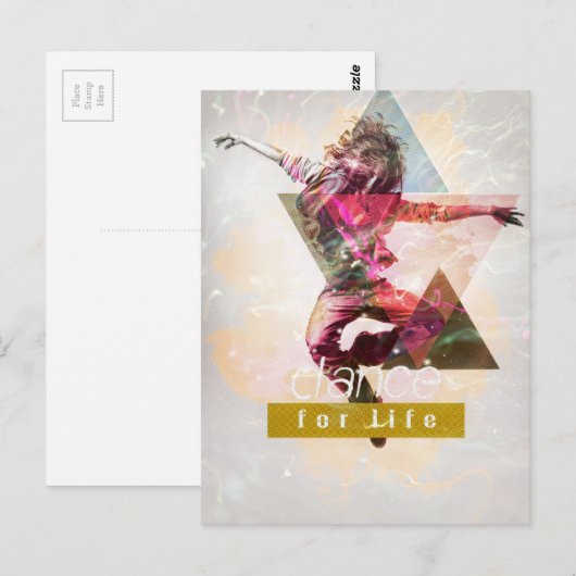 Dance4Life Briefkaart (Voorkant / Achterkant)