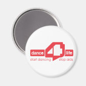 dance4life koelkast magneet (Voorkant / Achterkant)