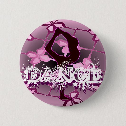 Dance 01 ronde button 5,7 cm (Voorkant)