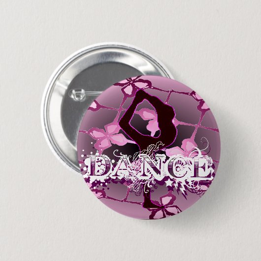 Dance 01 ronde button 5,7 cm (Voorkant /achterkant)